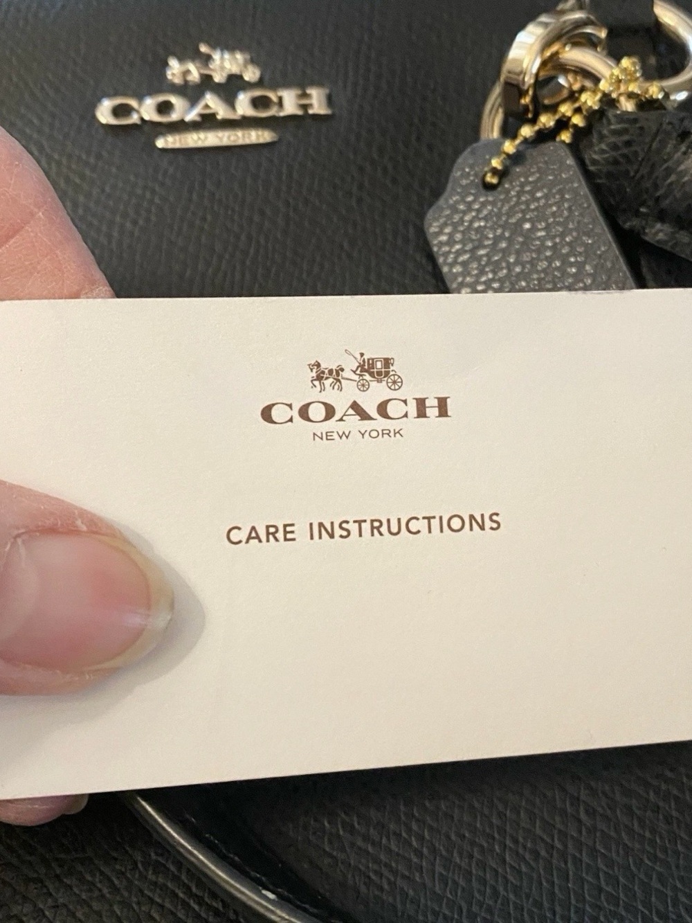 Coach Mini Christie Carryall Black Crossgrain Leather Crossbody Bag F36704 Auth - Picture 3 of 13